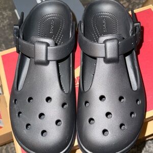 CROCS Black Mary Jane Clog
